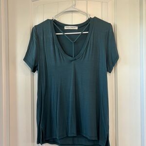 Teal Crisscross T